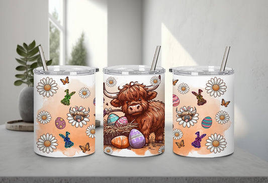 Highland Cow Easter-10372 - tumbler