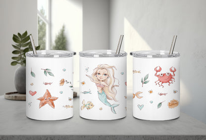 Cute Mermaid-10679 - tumbler
