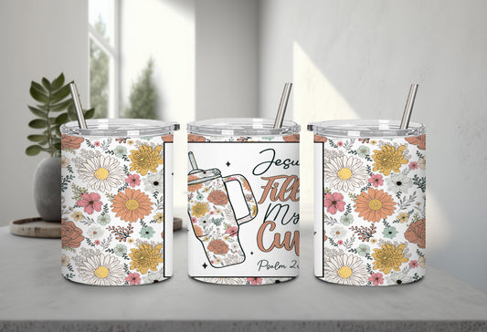 Jesus Fells My Cup-10210 - tumbler