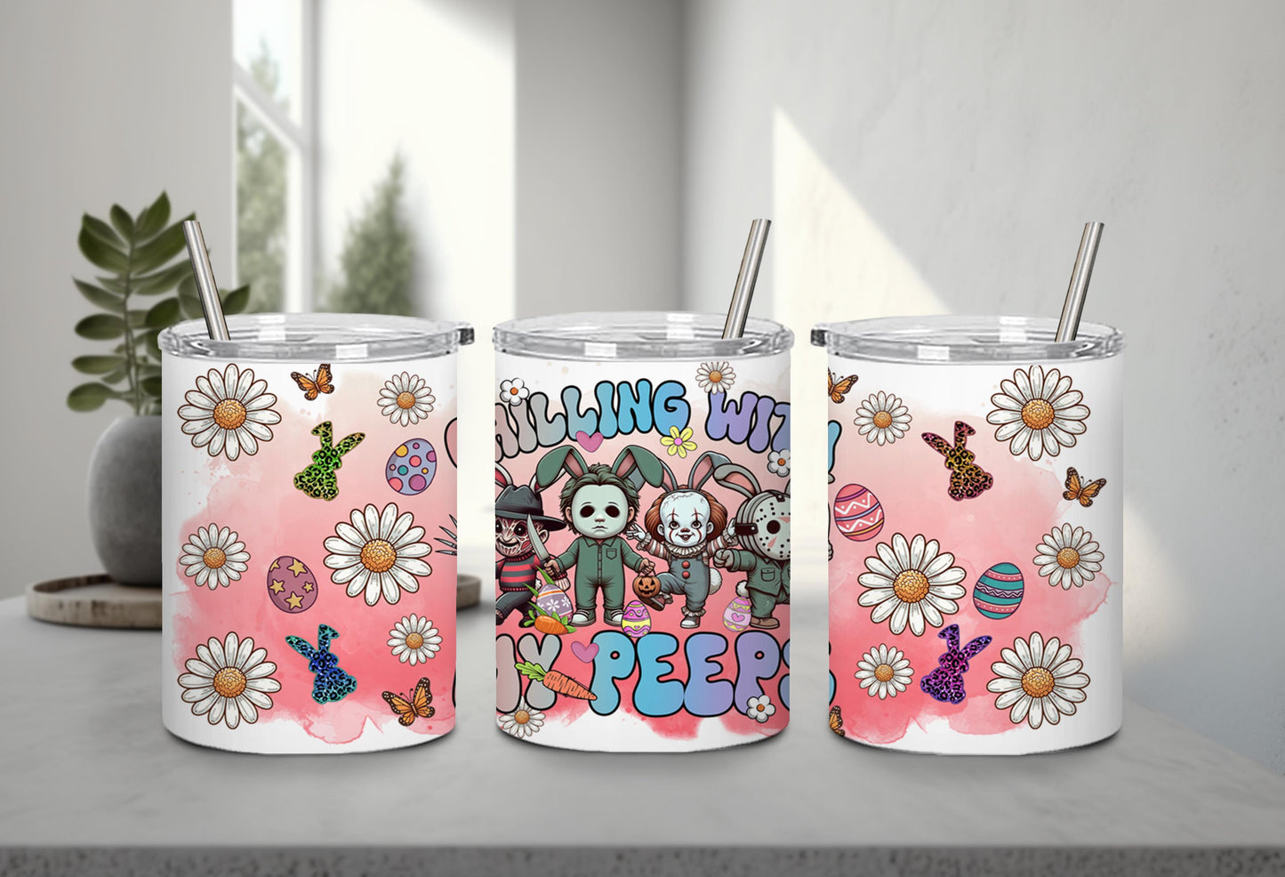 Easter Horror Killer-10336 - tumbler