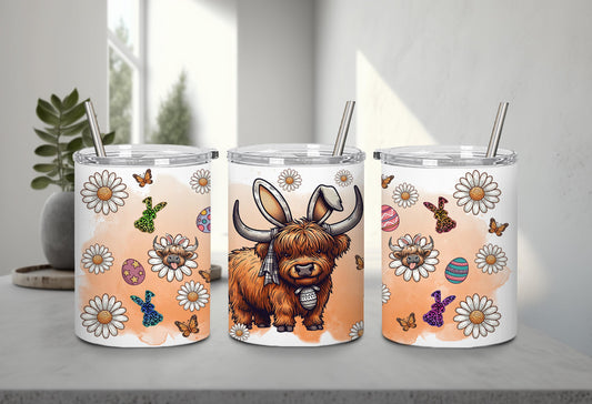 Highland Cow Easter-10381 - tumbler