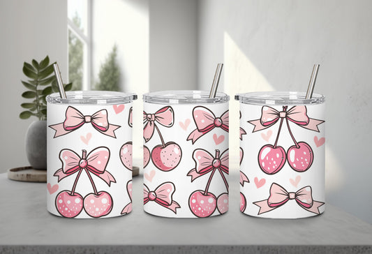 Pink Bow-9992 - tumbler