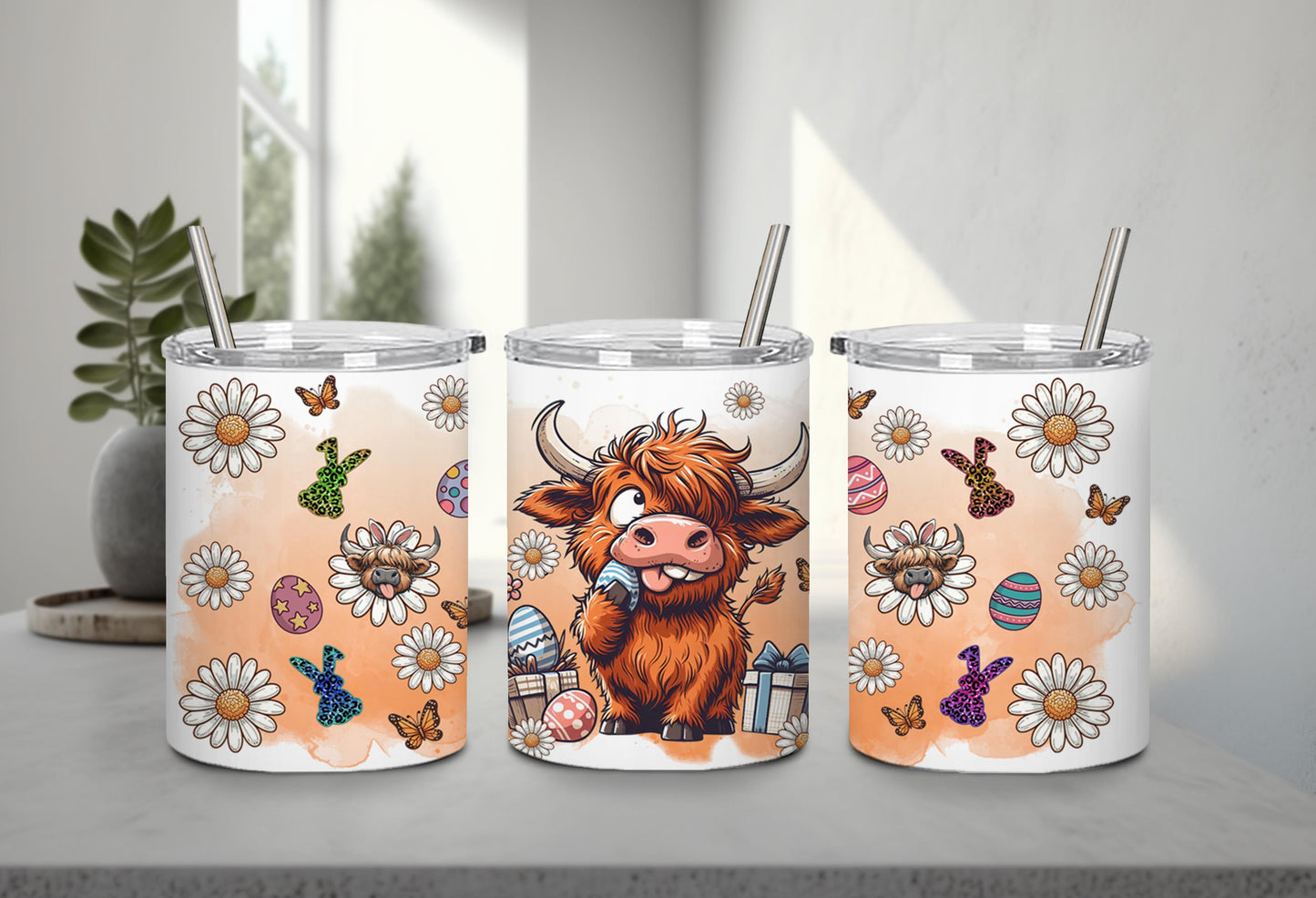 Highland Cow Easter-10384 - tumbler