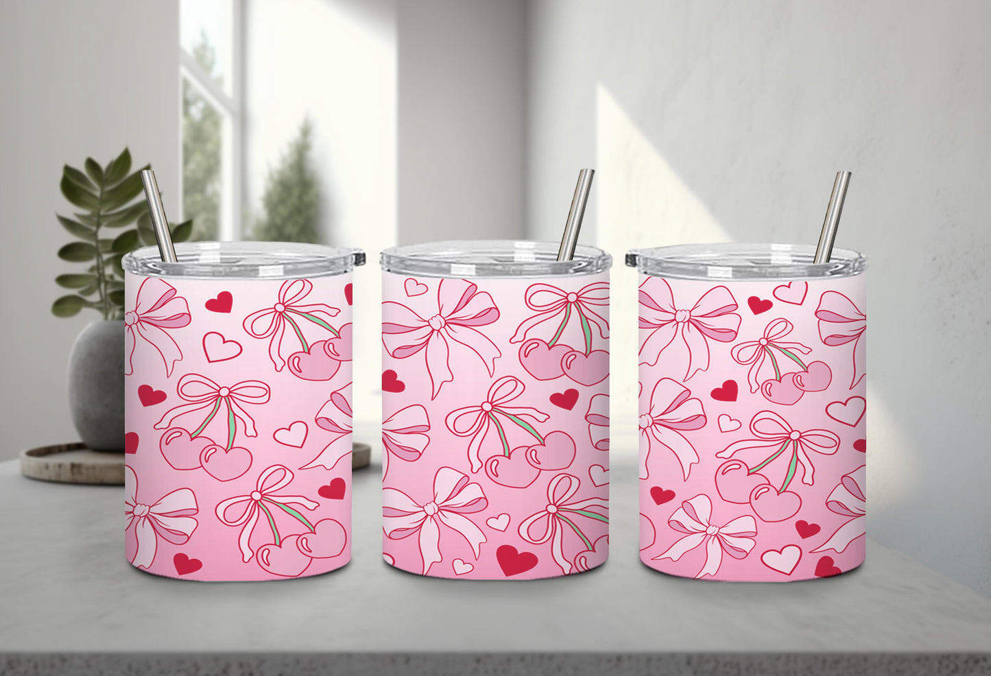 Coquette Cherry Bow-10248 - tumbler
