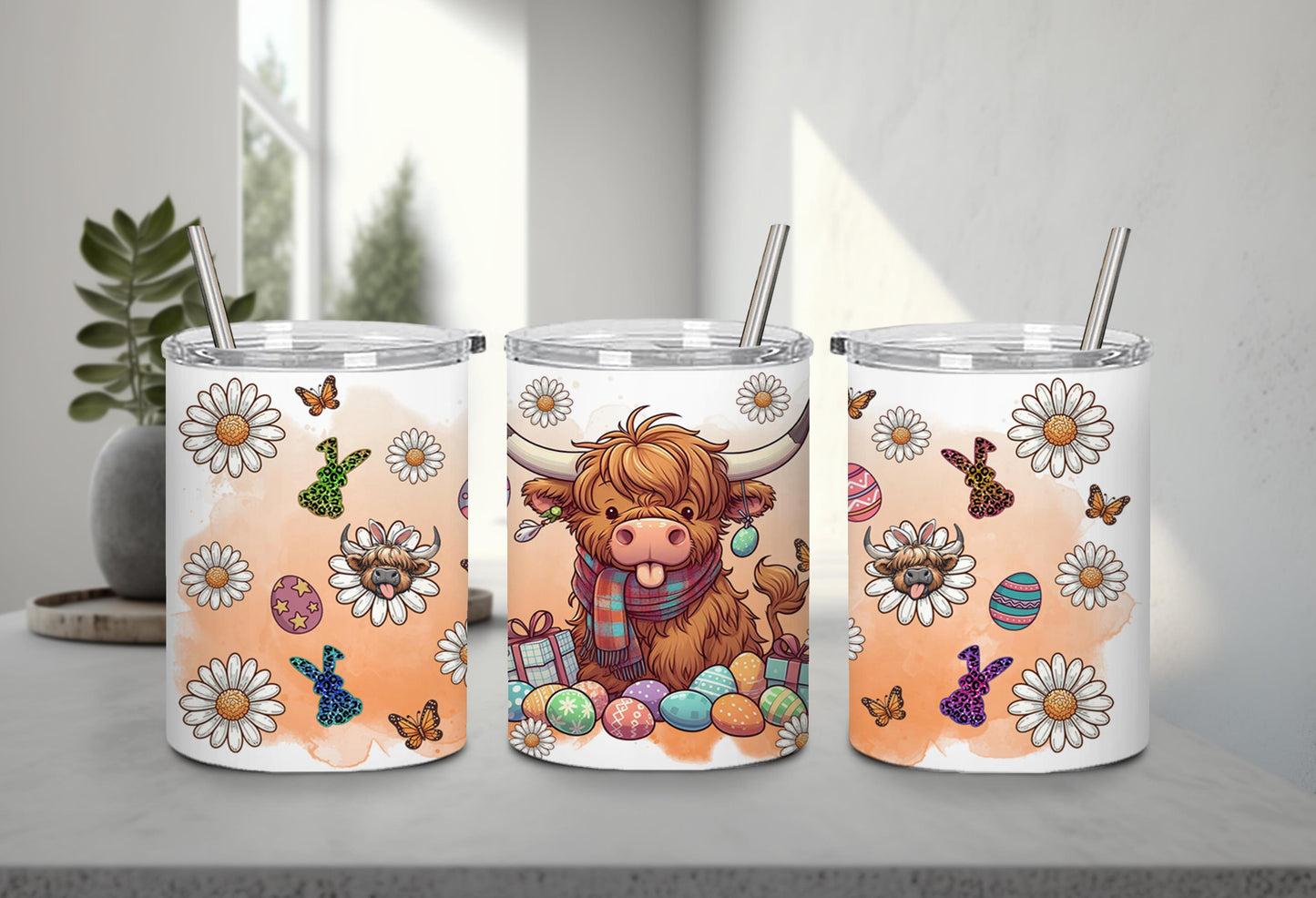 Highland Cow Easter-10374 - tumbler