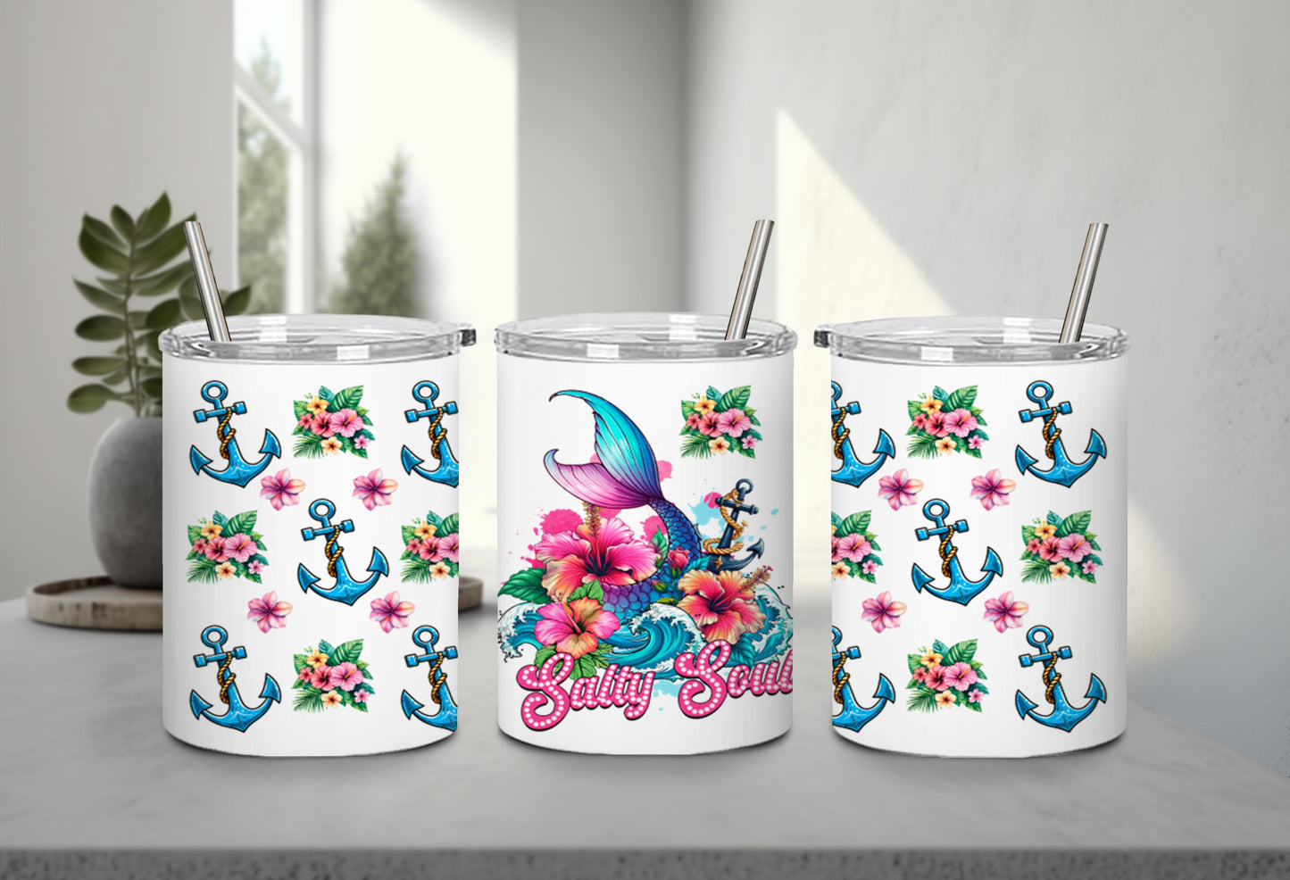 Salty Soul Retro Summer-10668 - tumbler