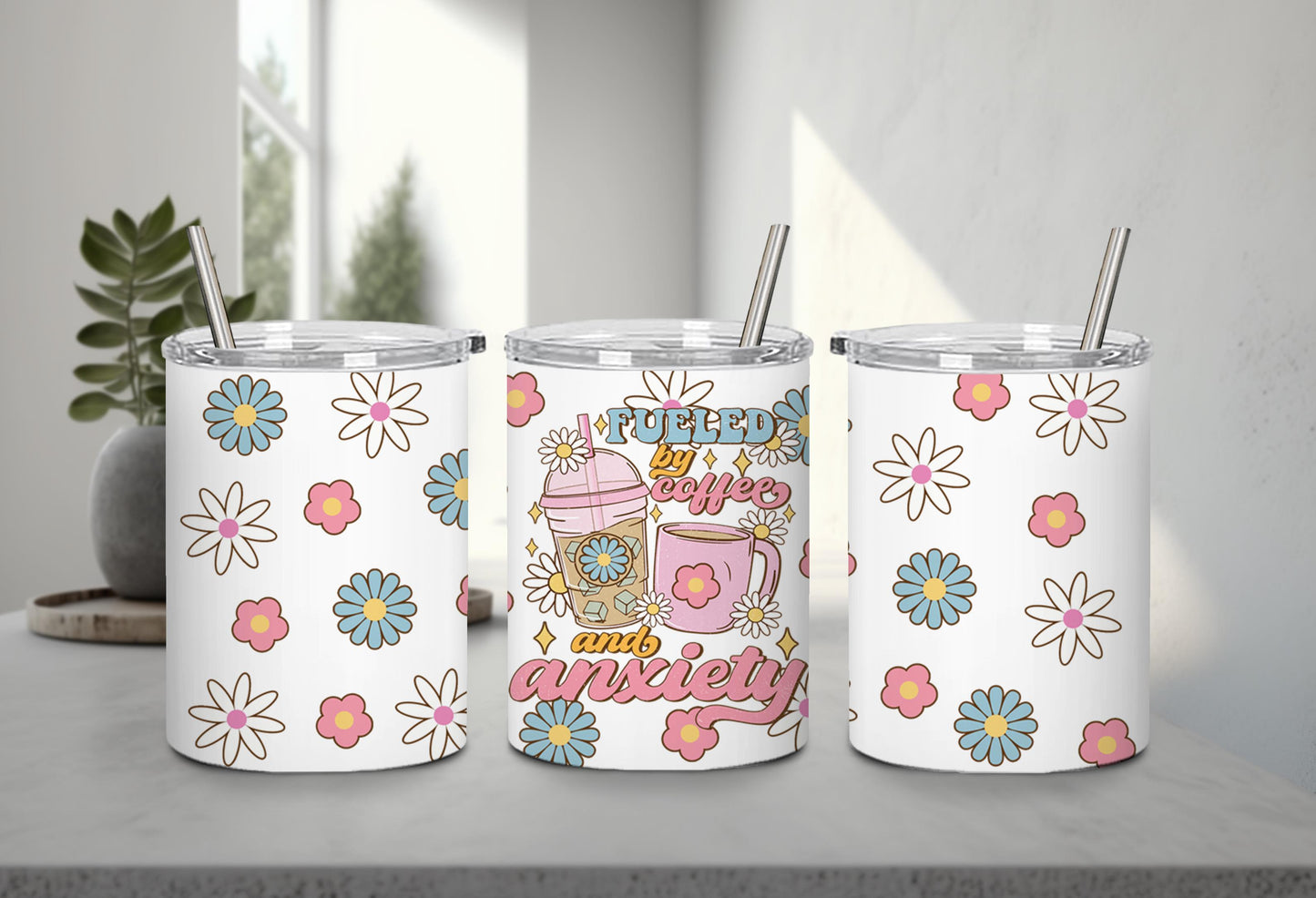 Fueled by Coffee and Anxiety-9885 - tumbler