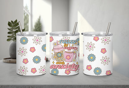 Fueled by Coffee and Anxiety-9885 - tumbler