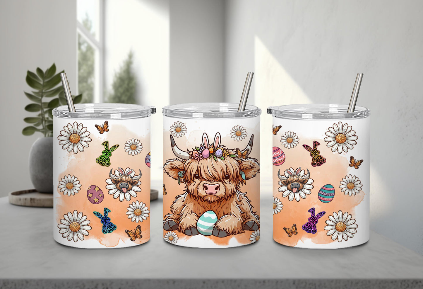 Highland Cow Easter-10378 - tumbler