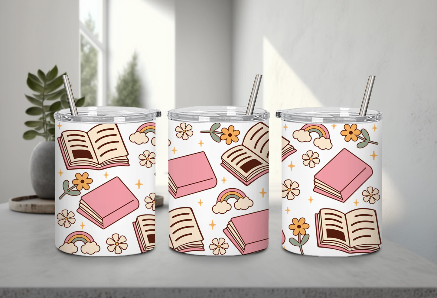 Book Floral-9968 - tumbler