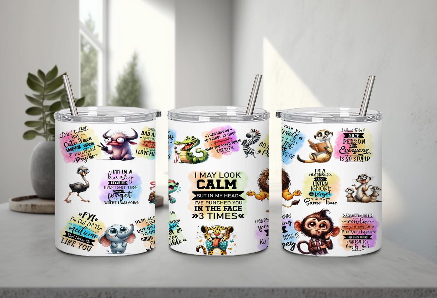 I May Look Calm-9897 - tumbler