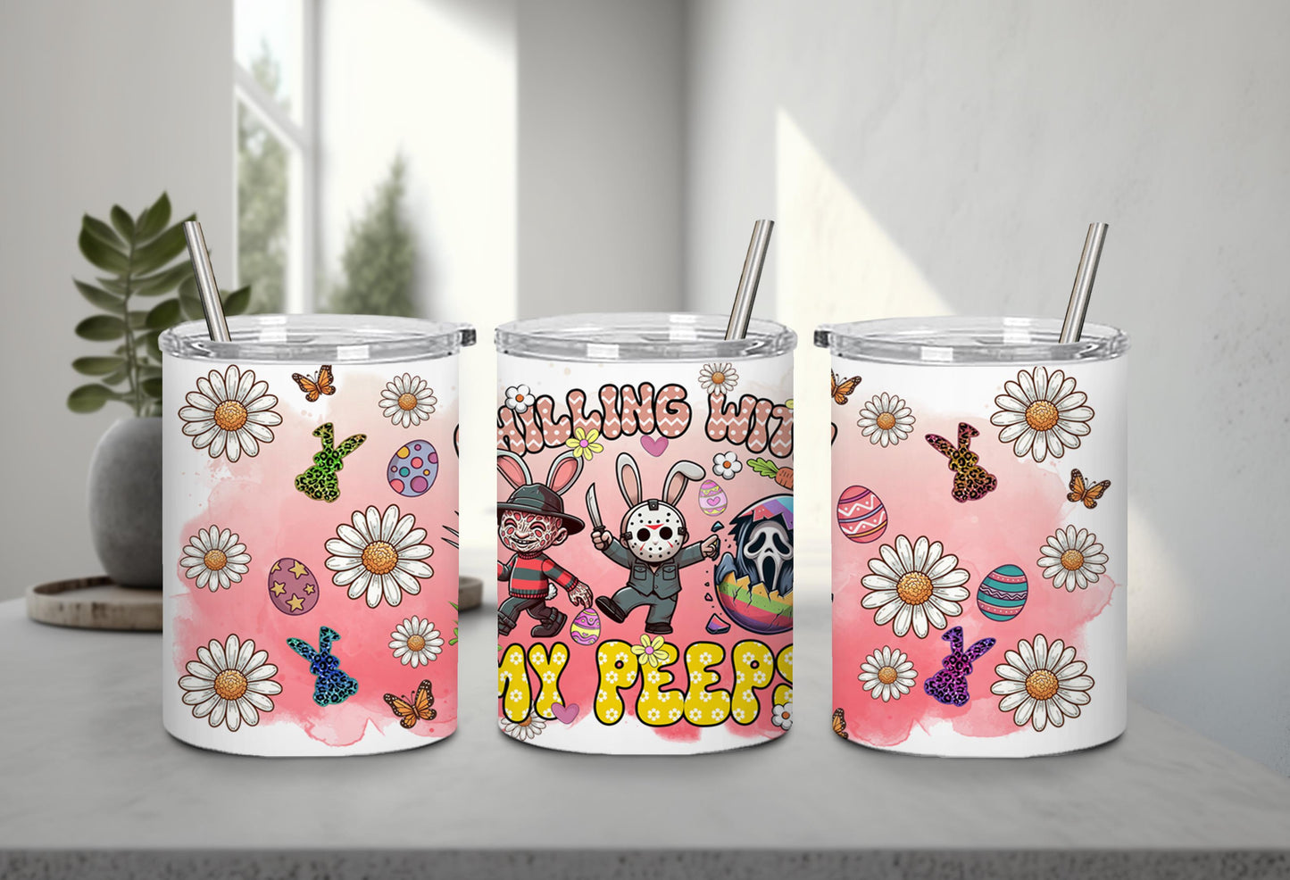 Easter Horror Killer-10334 - tumbler