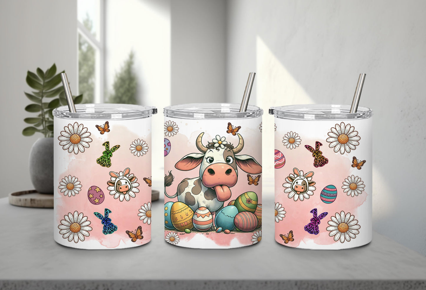 Cow Easter Day-10293 - tumbler