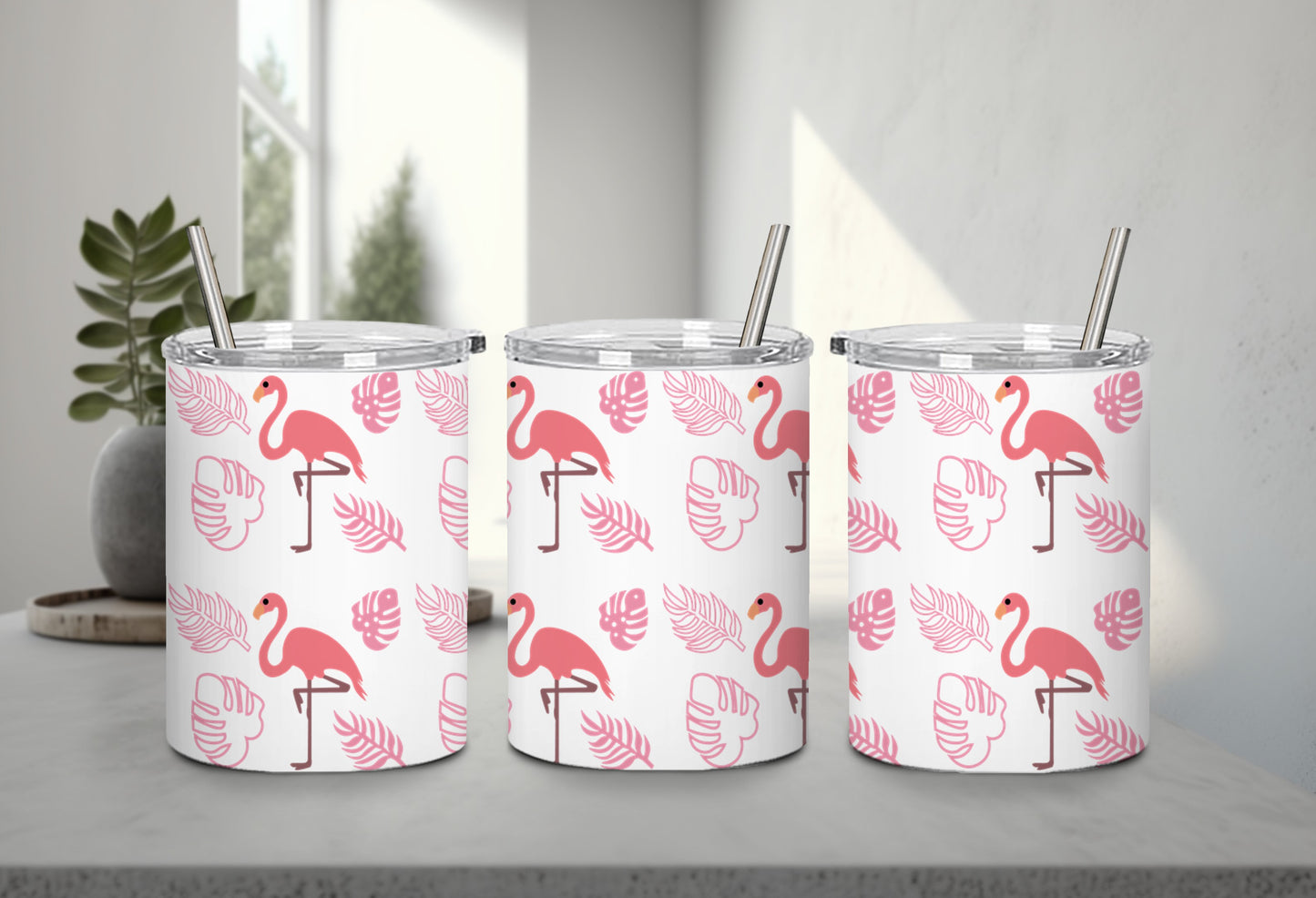 Pink Flamingos-10687 - tumbler