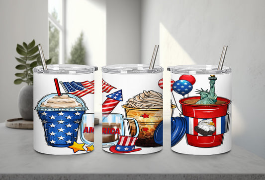 4th of July Coffee Cups - tumbler