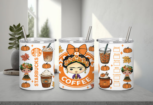 Autumn Mexican Girl - tumbler