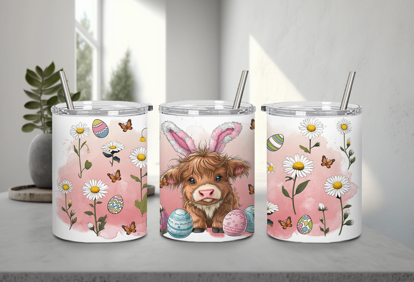 Highland Cow Easter-10405 - tumbler
