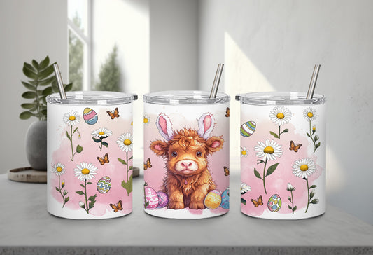 Highland Cow Easter-10402 - tumbler
