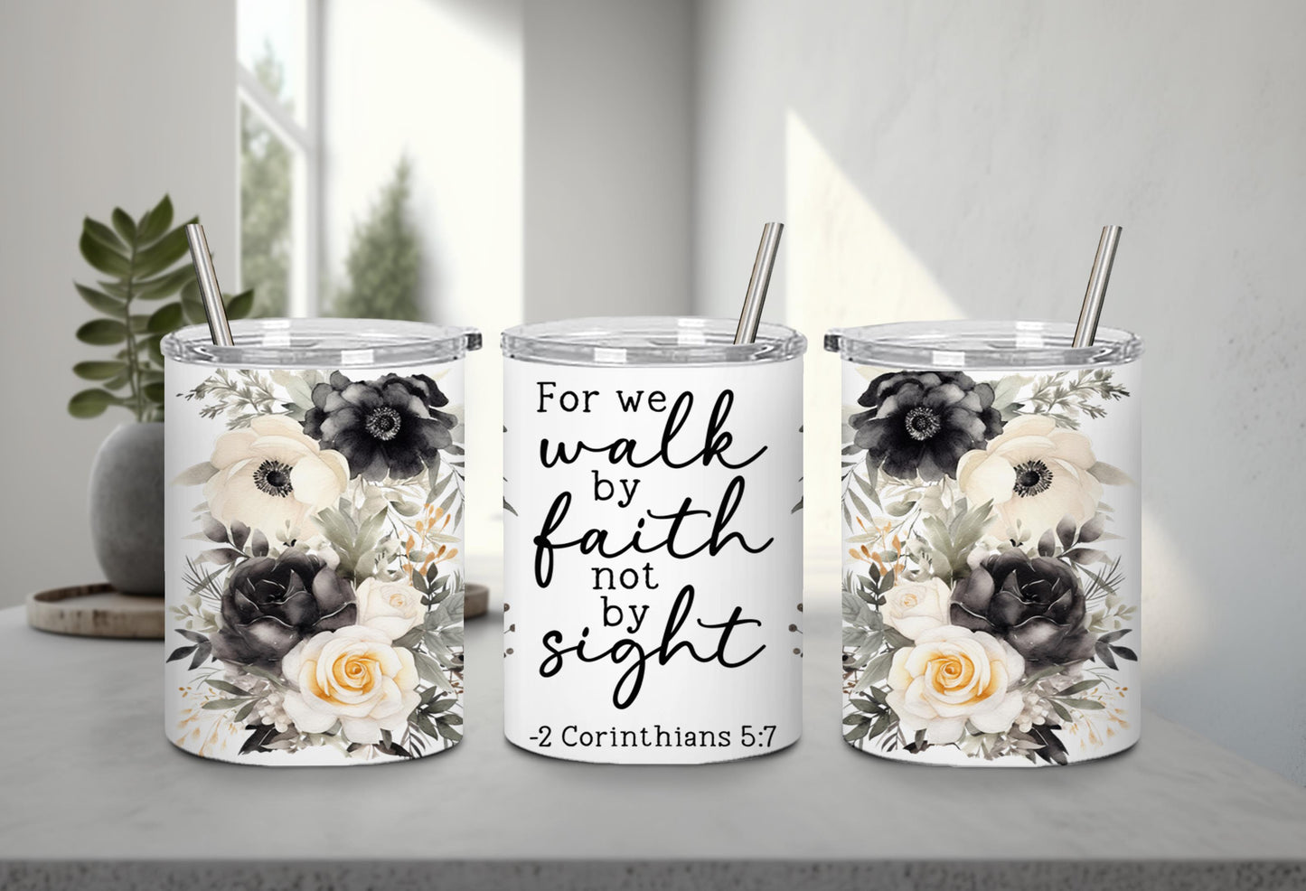 We Walk By Faith-10231 - tumbler