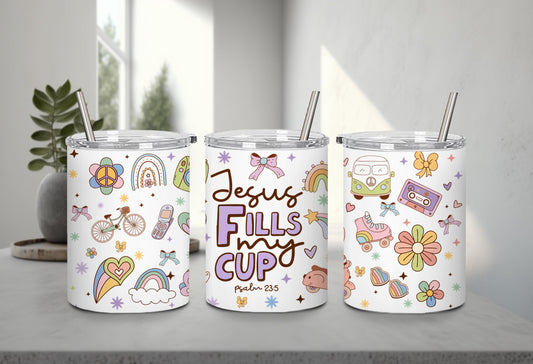 Jesus Fells My Cup-10209 - tumbler