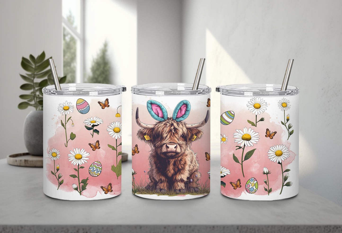 Highland Cow Easter-10367 - tumbler