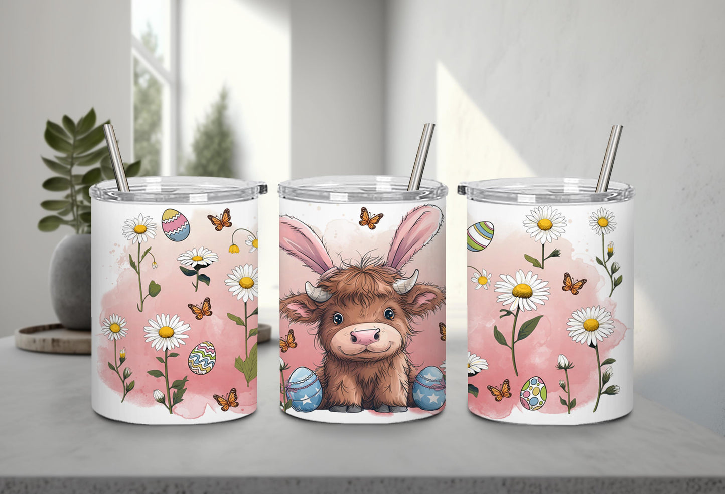 Highland Cow Easter-10368 - tumbler