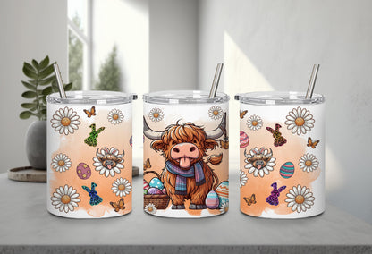 Highland Cow Easter-10386 - tumbler