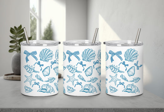 Coastal Sea Shells-10661 - tumbler