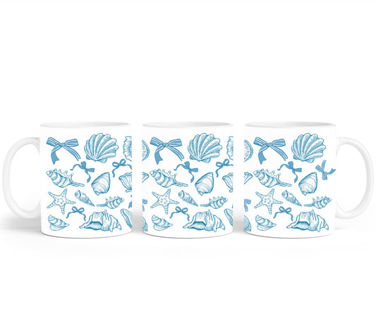 Coastal Sea Shells-10661 - mugs