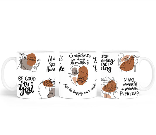 Confidence is Always Beautiful - mugs