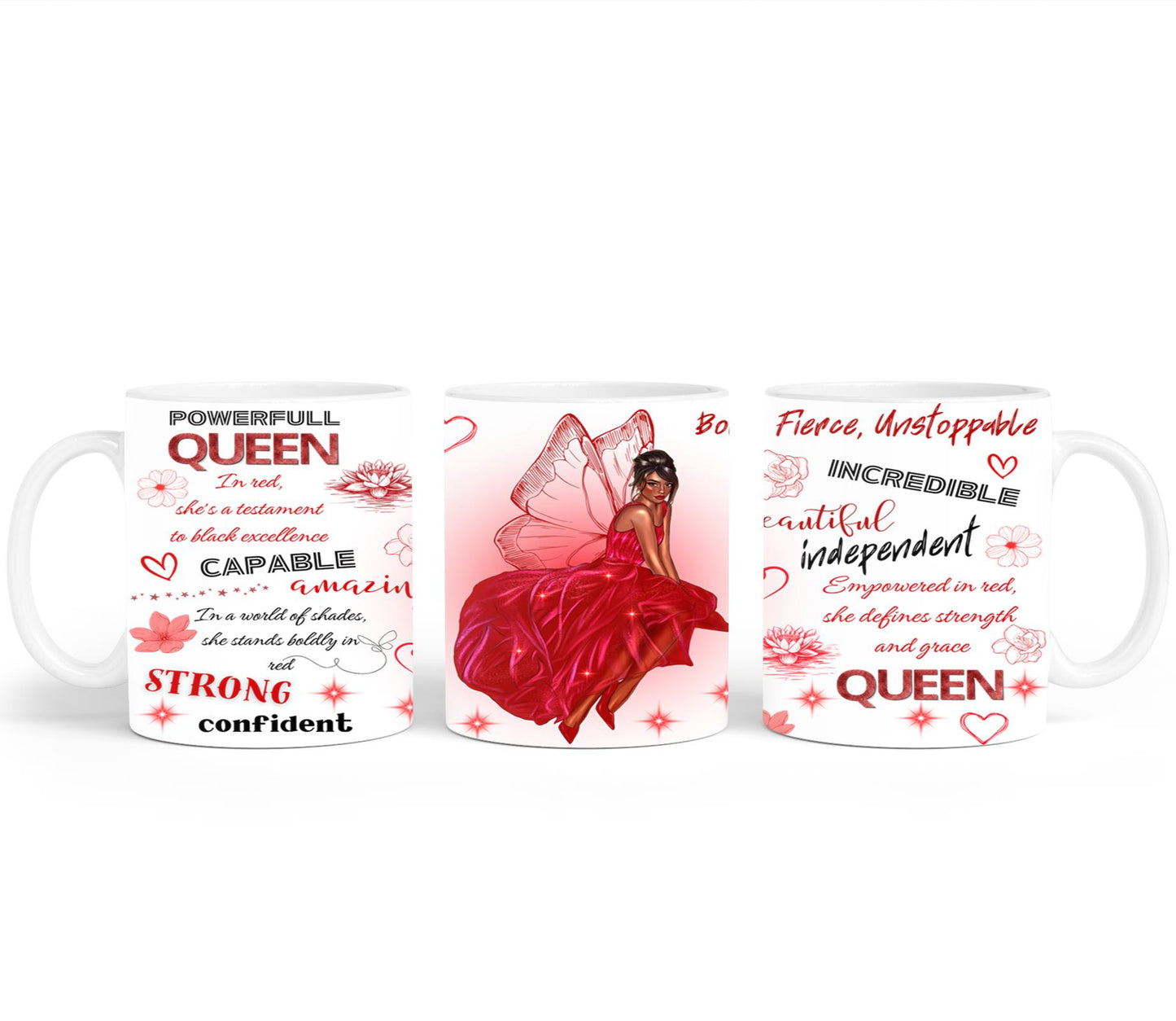 Bold Fierce Unstappable-9881 - mugs