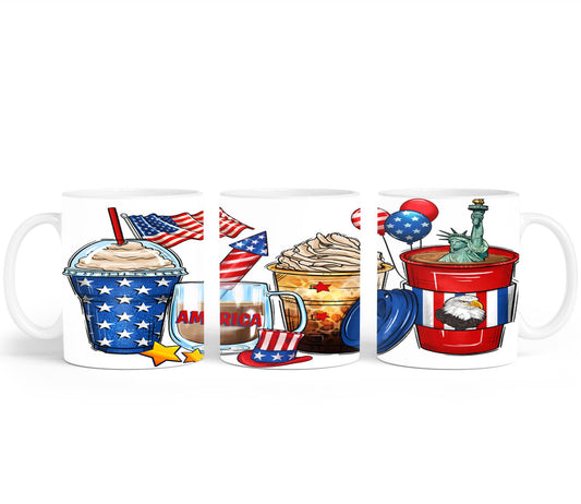 4th of July Coffee Cups - mugs