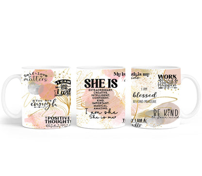 She Is - mugs