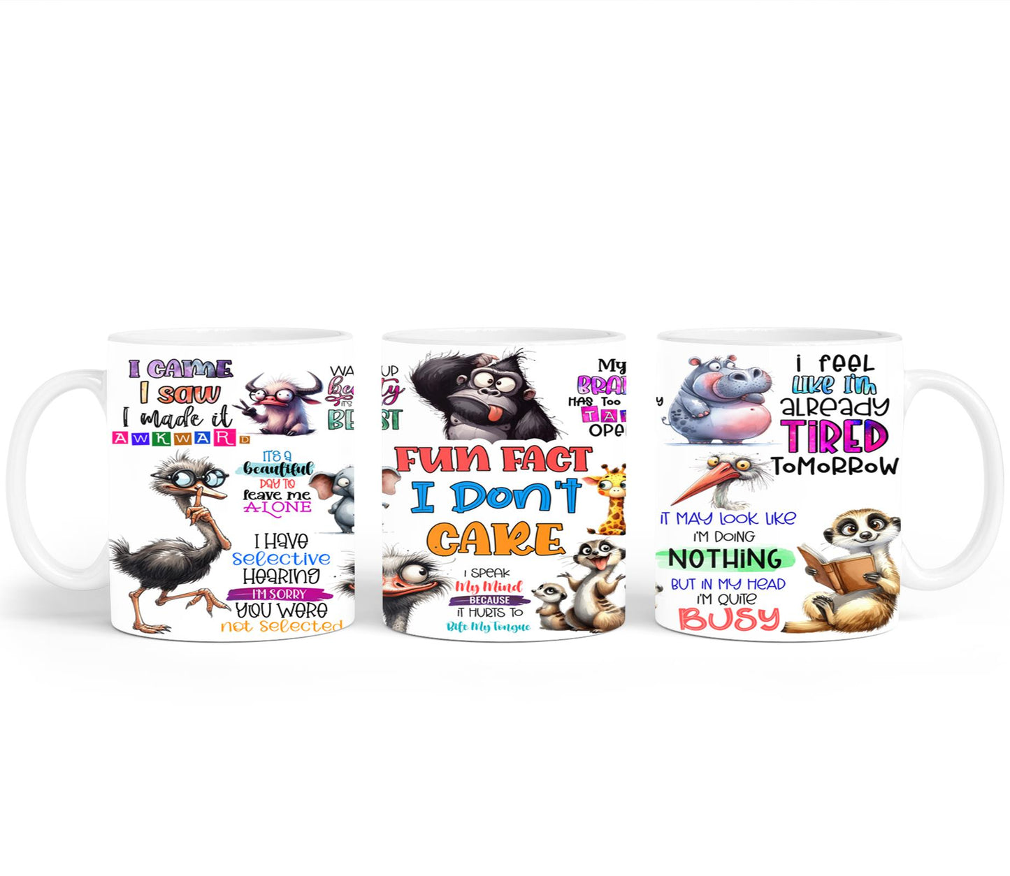 Fun Fact I Don?t Care-9889 - mugs