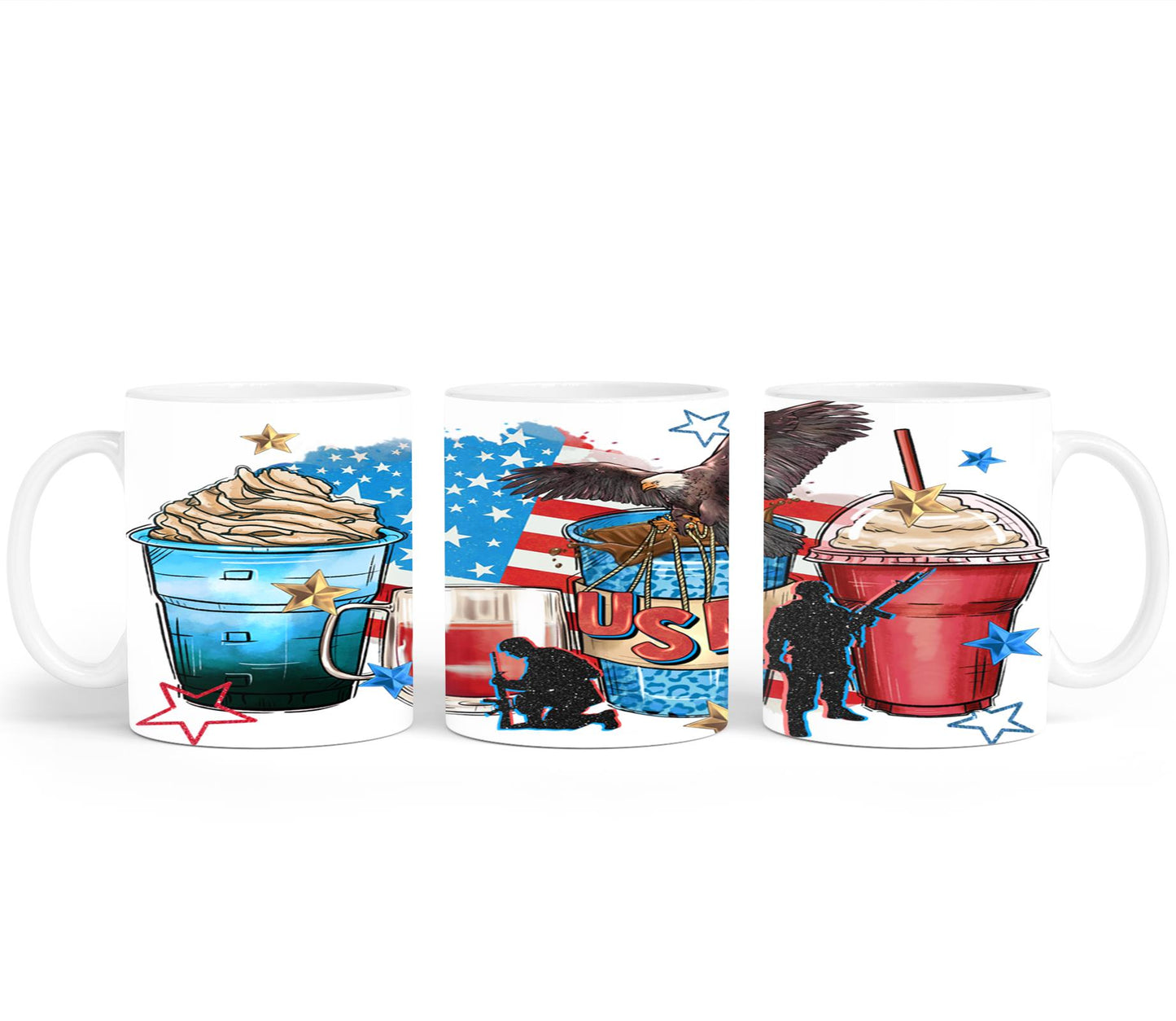 4th of July Coffee Cups - mugs