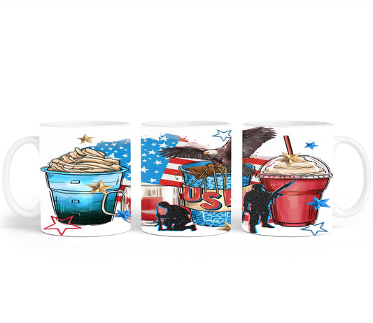 4th of July Coffee Cups - mugs