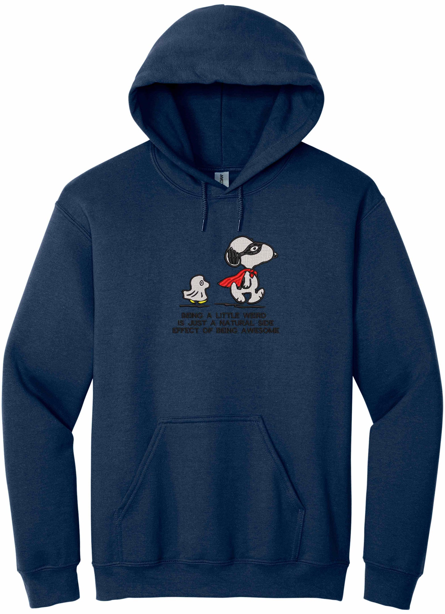 Beautiful positive message Embroidered - hoodie