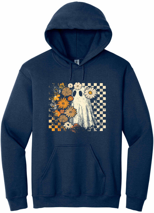 Ghost Trick or Treat Pink - hoodie