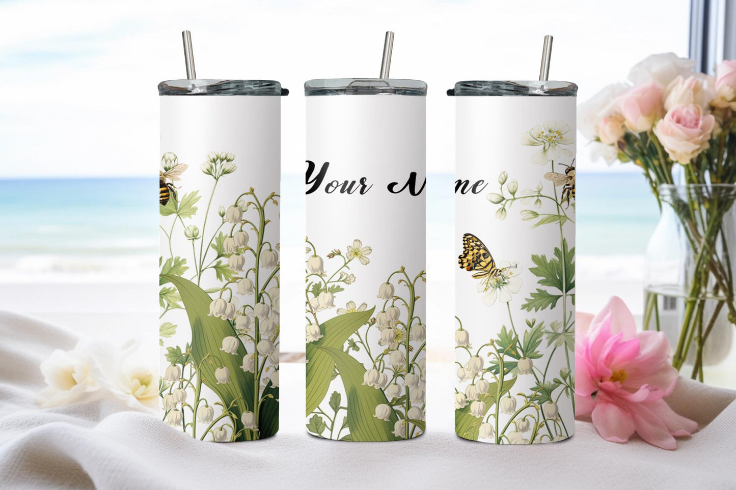 Personalized Birthday May Lily-8239 - tumbler