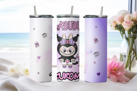 Labubu Kuromi - tumbler