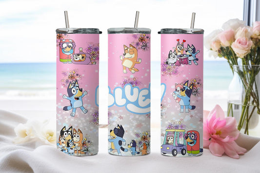 Blue Dog - tumbler
