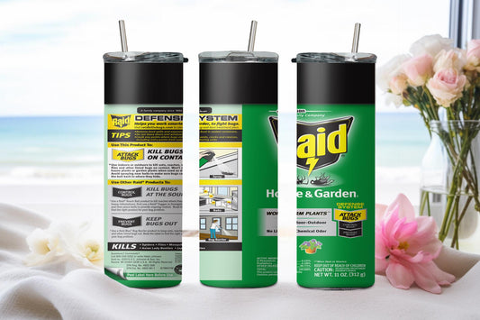 Raid House and Garden - tumbler