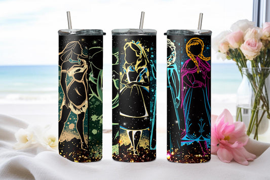 Neon Princess-9416 - tumbler