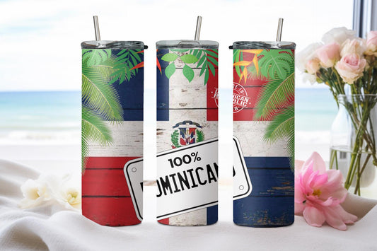 100% Dominicano - tumbler