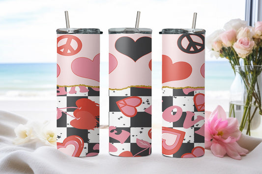 Retro Love - tumbler