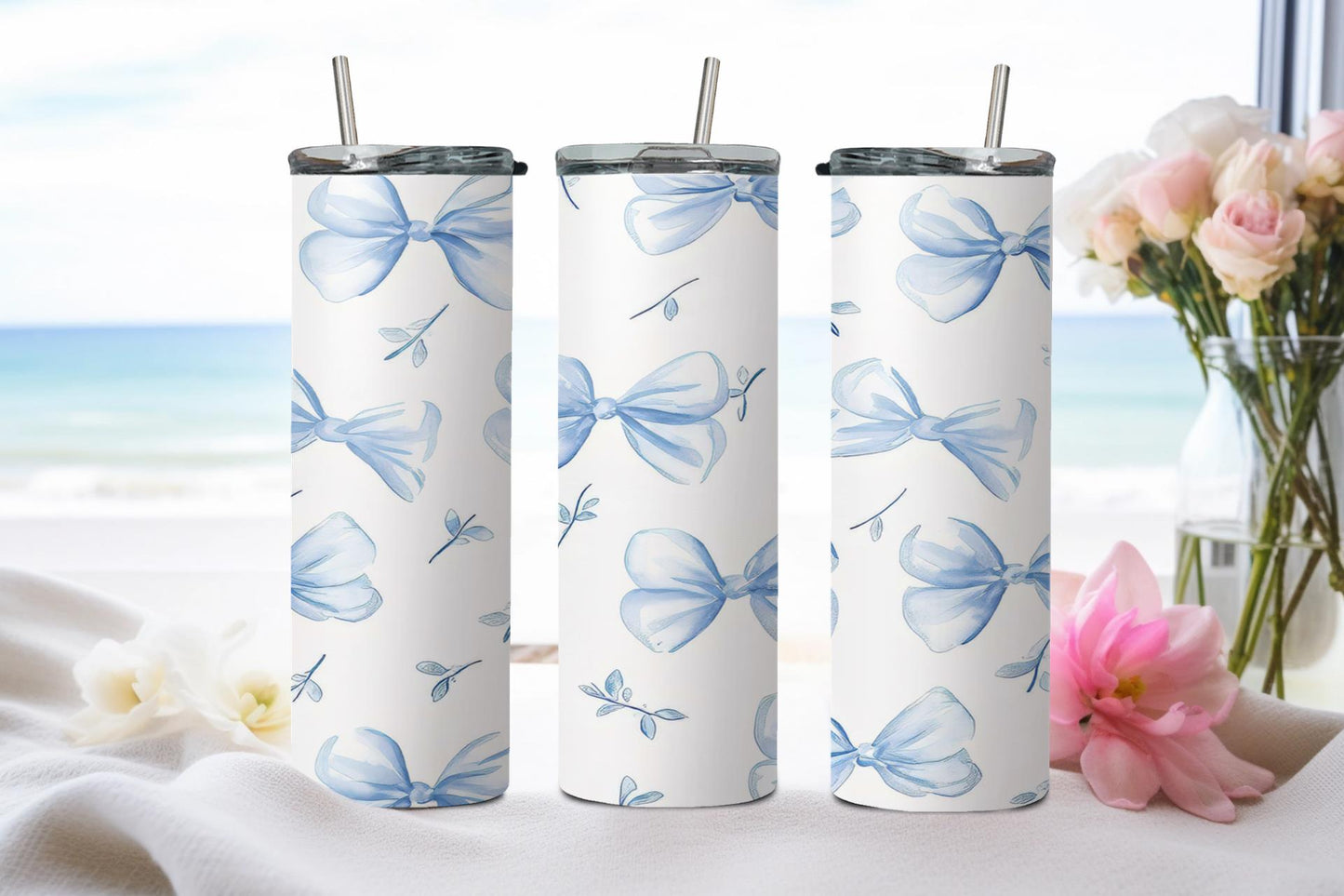 Blue Ribbon - tumbler