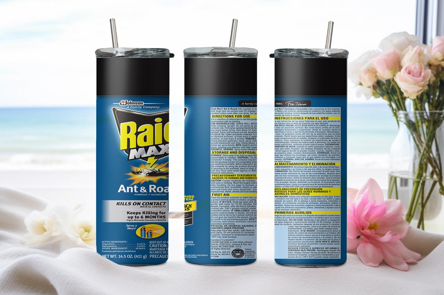Raid Max Ants and Roach - tumbler