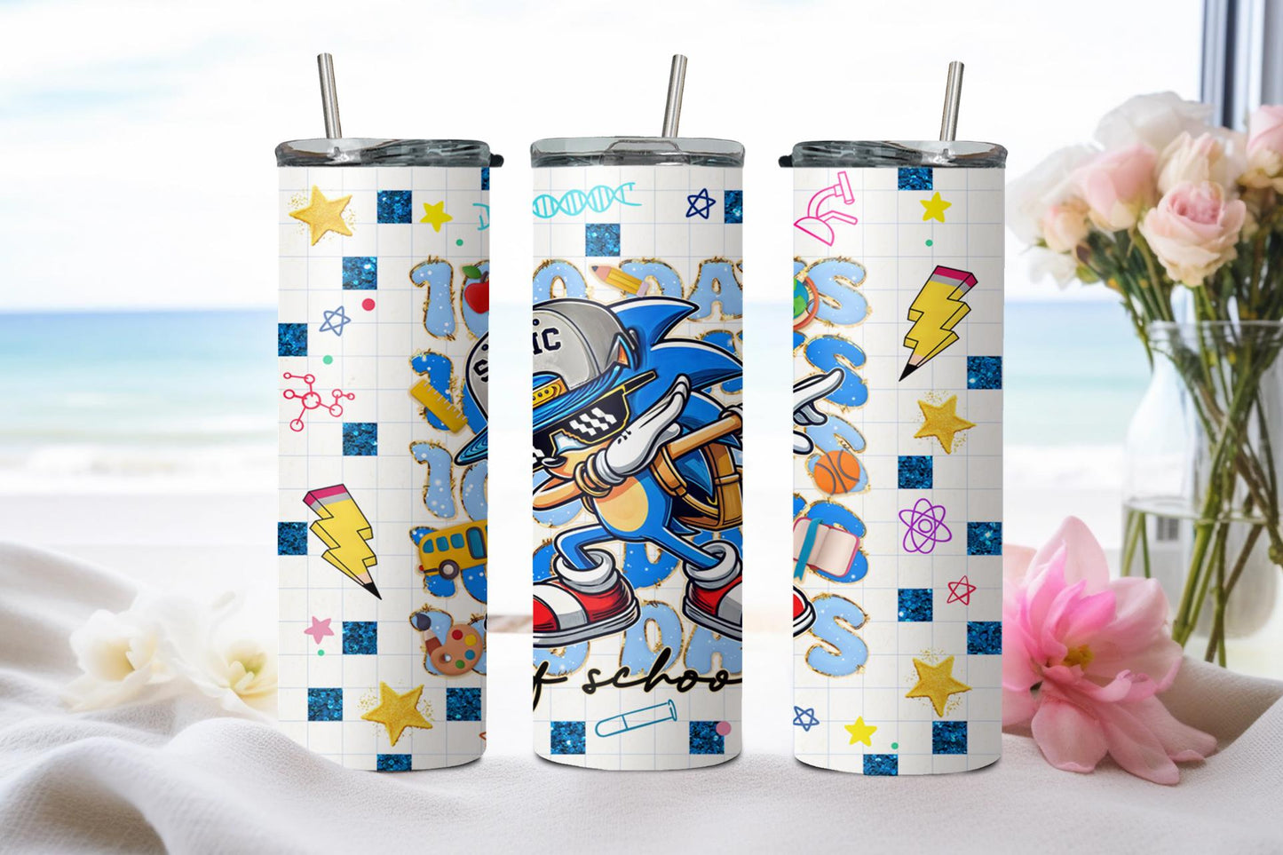 100 Days of School-8785 - tumbler