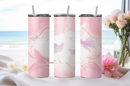 Butterflies - tumbler