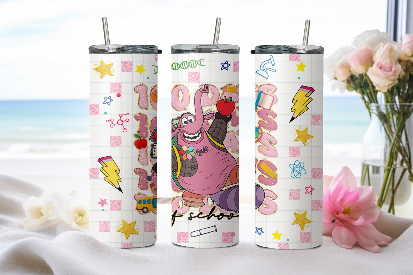 100 Days of School-8763 - tumbler